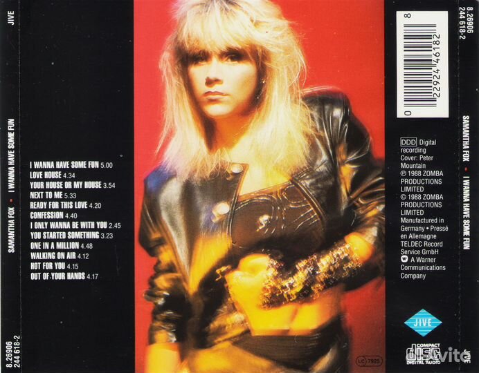 Samantha Fox - I Wanna Have Some Fun - 1988