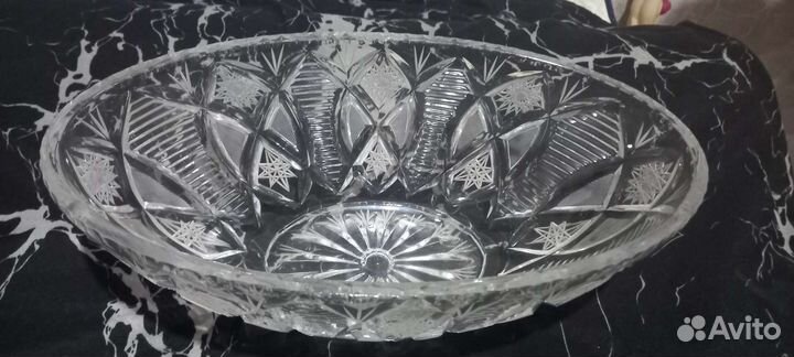 Салатник хрустальный