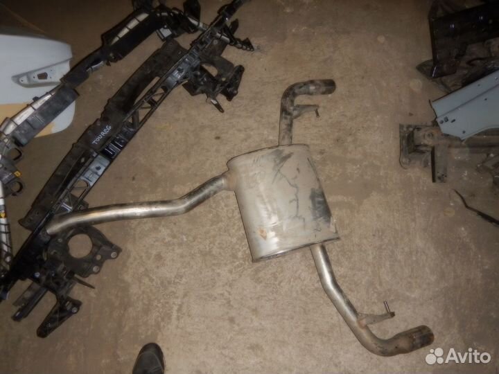 Глушитель задняя часть BMW X3 G01 бмв Х4 G02