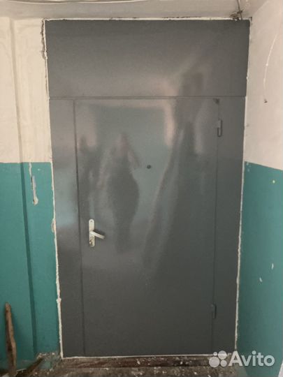 Дверь двухстворчатая металлическая