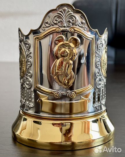Подстаканник Олимпийский мишка 1980