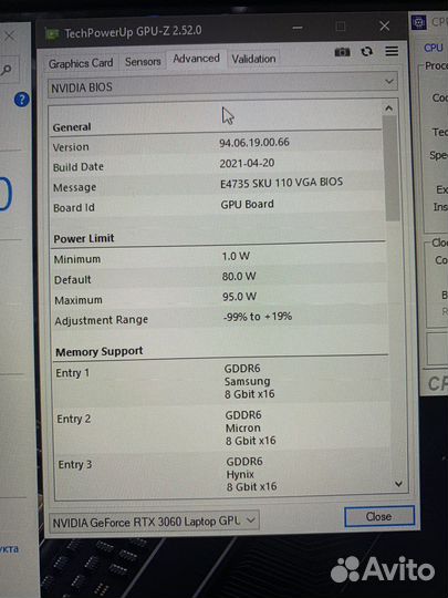 Acer Nitro 5 an517-52