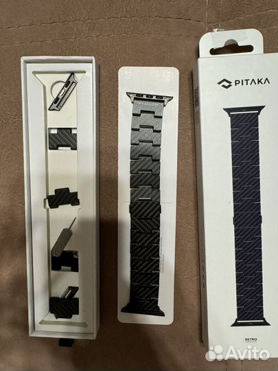 Ремень на apple watch pitaka оригинал 42/44/45mm