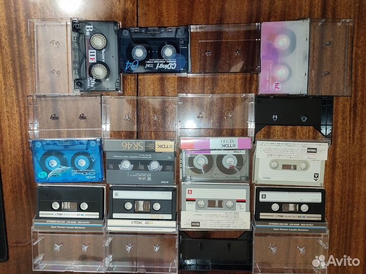 Аудиокассеты TDK, Sony 11шт 1 и 2 type
