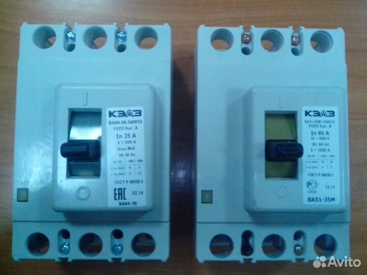 Автоматические выключатели ва