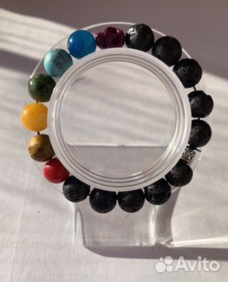 Браслет с натуральными камнями(7 чакр)