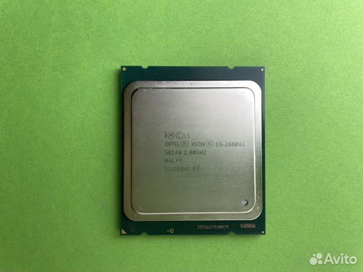 CPU Xeon e5 2680 V2 10 ядер 20 потоков 3,6ггц