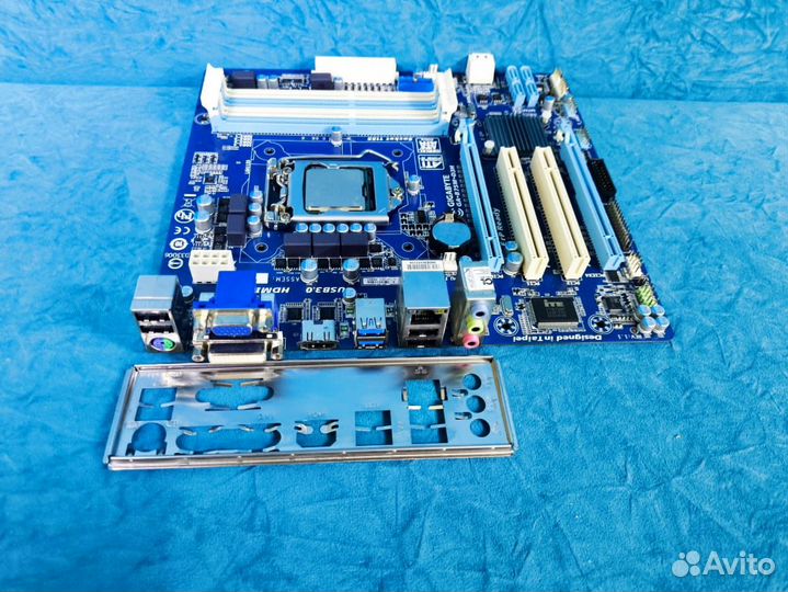 Мат. плата Gigabyte GA-B75M-D3H + i5 3470