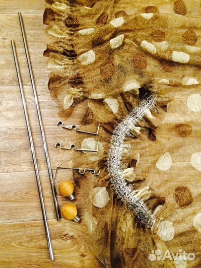 Комплект гардина и шторы