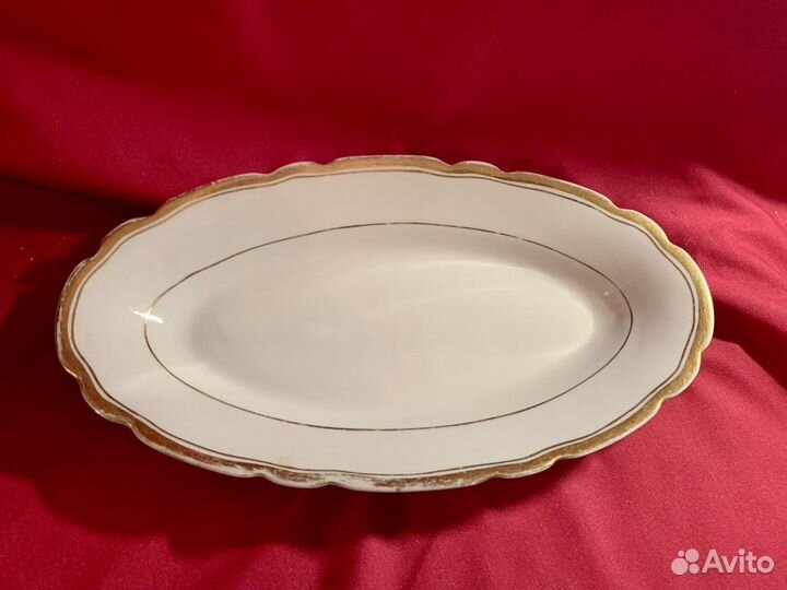 Блюдо селедлчница, Барановка, 1940е года клеймо