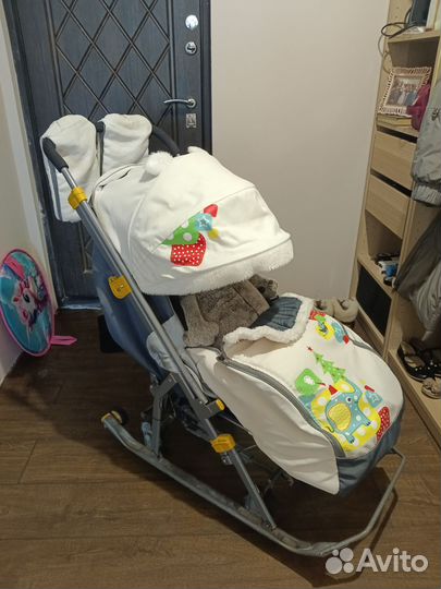 Коляска санки