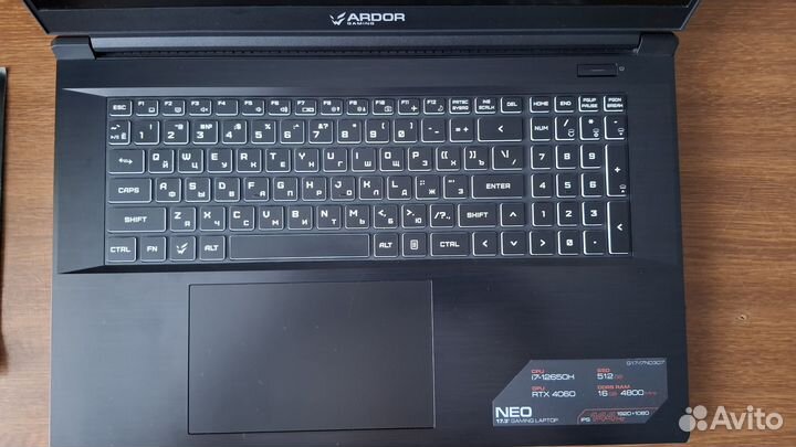 Ноутбук ardor gaming NEO G17-17ND307