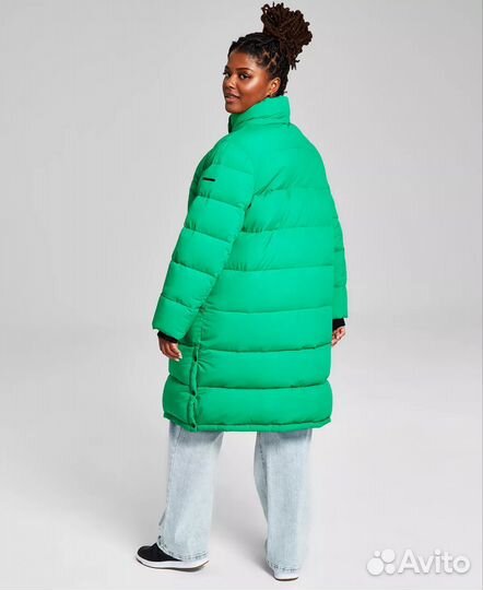 Пуховик Women's Plus Size Hooded Puffer Coat