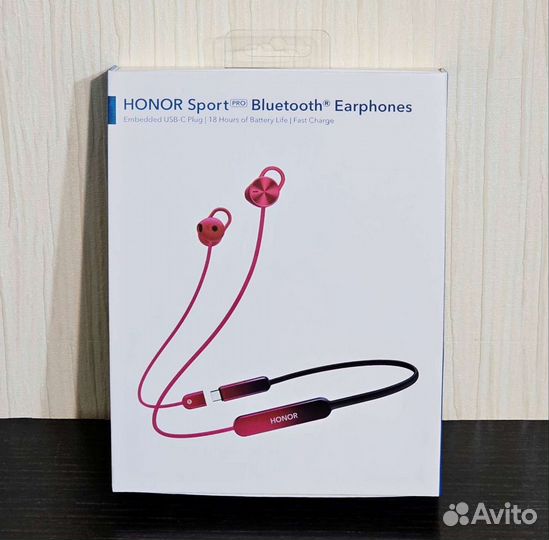 Наушники honor Sport Pro AM66-L Red