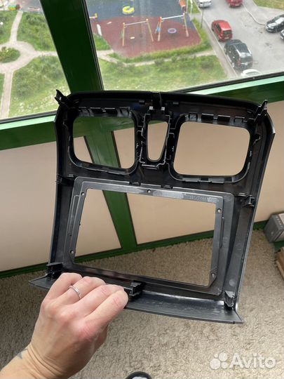 Рамка центральная панели, логан 2