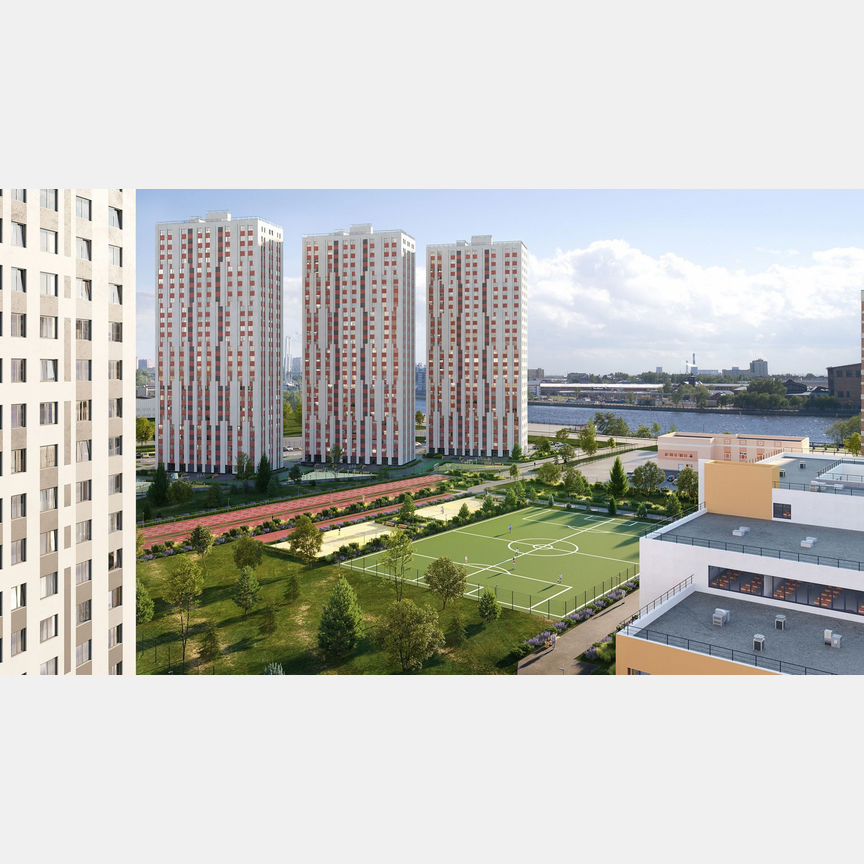 1-к. квартира, 33,3 м², 18/25 эт.