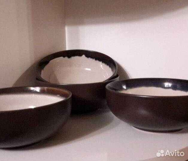 Пиалы для супа 4 шт,бронь