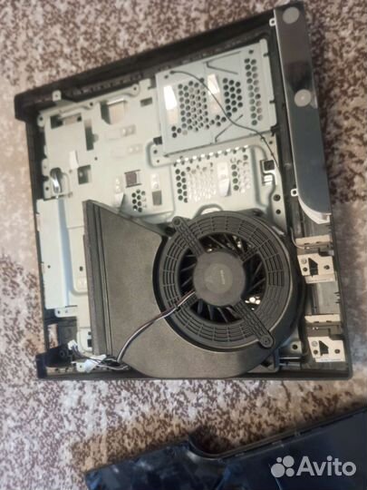 Корпус Sony PS3 + систама охлажления + кнопка