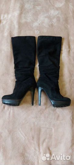 Сапоги демисезон замша 35 р