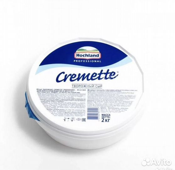 Сыр творожный cremetta креметта 800 гр