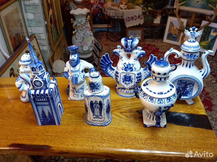 Посуда гжель