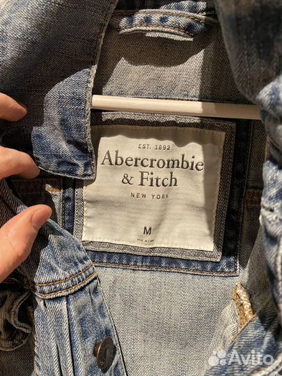 Джинсовая куртка мужская Abercrombie & Fitch