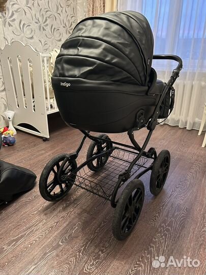 Коляска 2 в 1 indigo черный