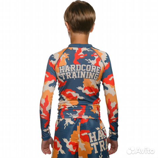 Рашгард детский Hardcore Training Autumn Camo (10
