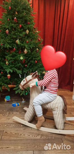 Детская лошадка качалка