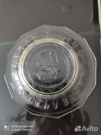 Тарелка Поздравляю с Днём 8 Марта