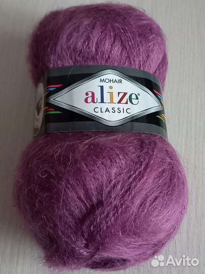 Пряжа для вязания мохер