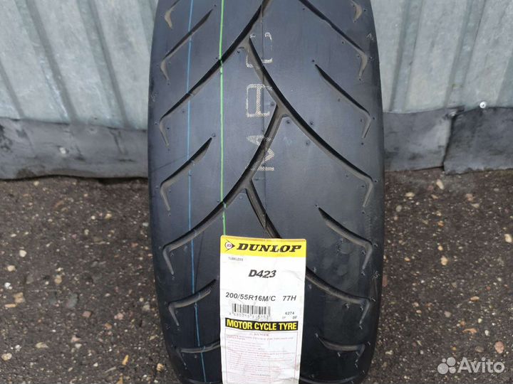 Мотошина 200 55 16 Данлоп 423