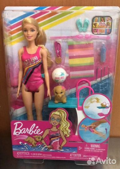 Барби чемпион по плаванию