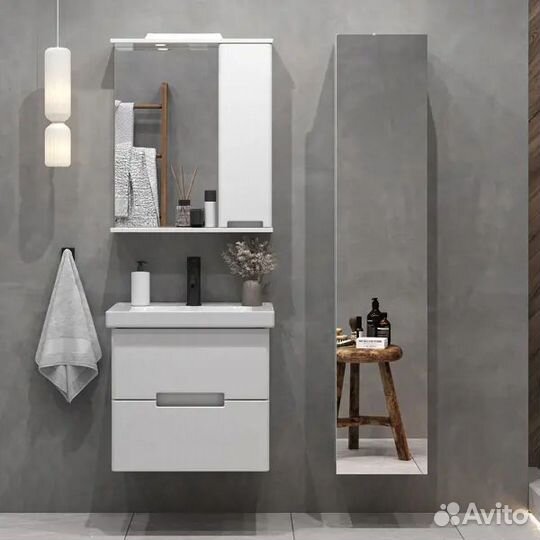 Зеркальный шкаф в ванную бу