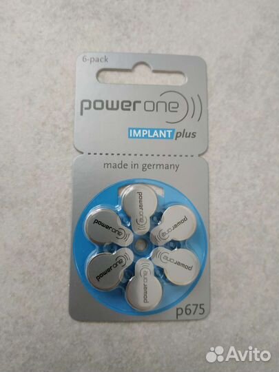 Батарейки для слуховых аппаратов р675