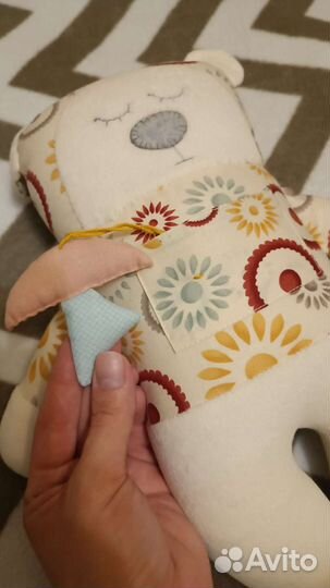 Игрушка мягкая медведь для малыша Voronaya