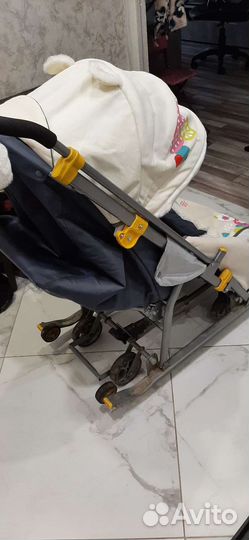 Детские санки коляска ника