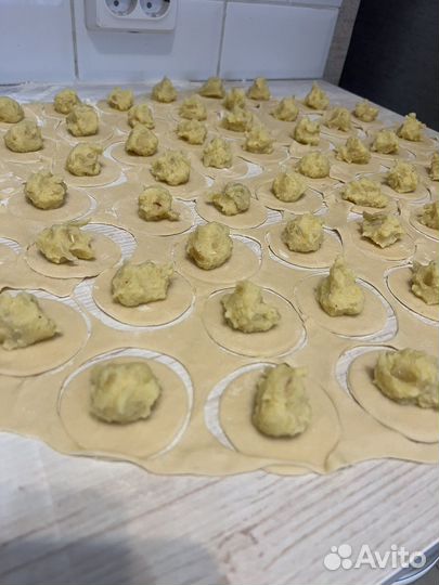 Пельмени домашние, вареники, манты, чебуреки