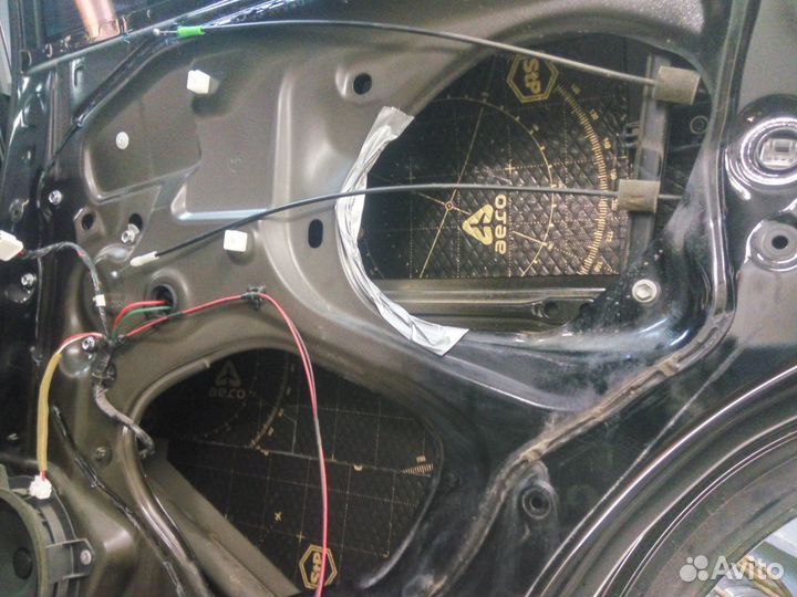 Шумоизоляция дверей автомобиля