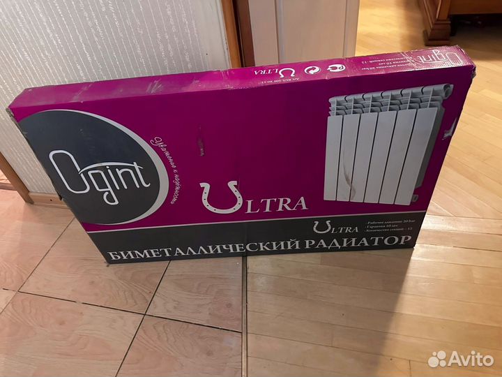 Радиатор биметалл Ultra Plus 500 12 секций Ogint