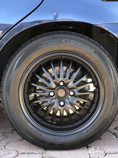 Литые диски League 152 r15 4/100 с шинами nexen