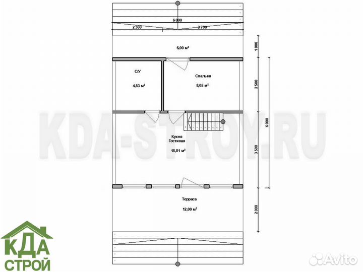 Готовый каркасный дом 6х9 под ключ