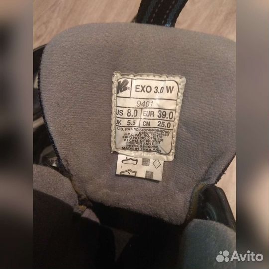 Ролики K2 Exo 3.0, размер 39, защита в подарок