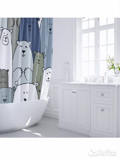 Штора для ванной Bear FX-2503