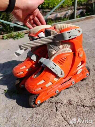 Роликовые коньки детские раздвижные
