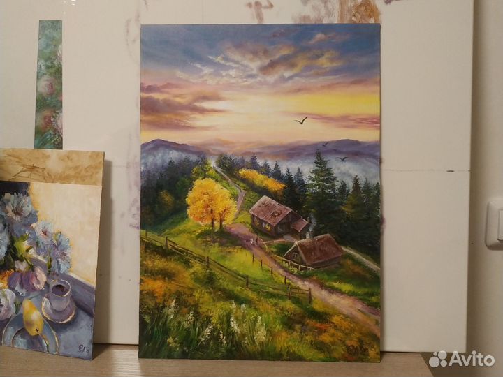 Картина маслом пейзаж