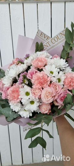 Живые цветы букеты