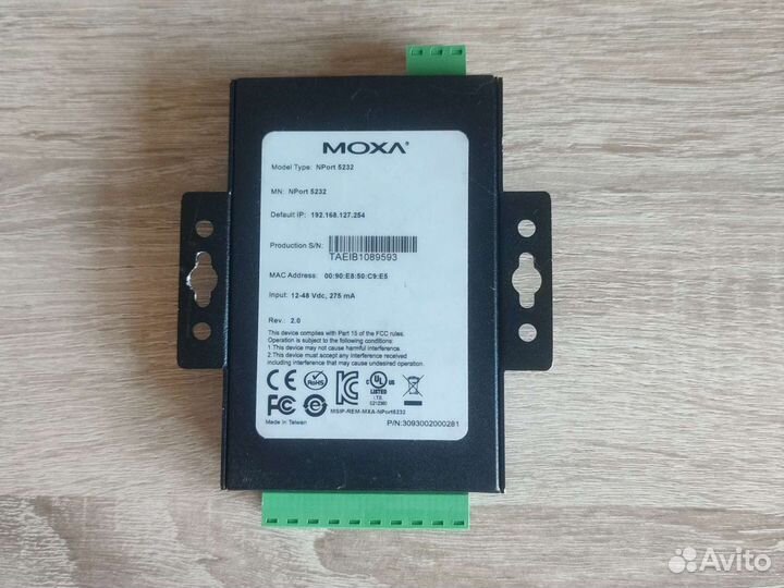 Преобразователь Moxa NPort 5232