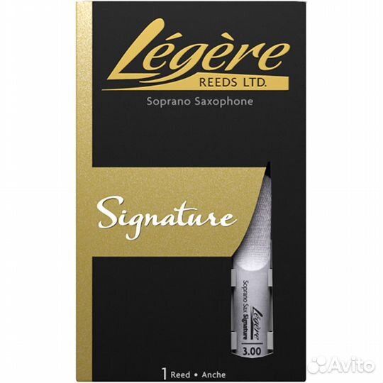 Трость для сопрано саксофона Legere Signature Ser