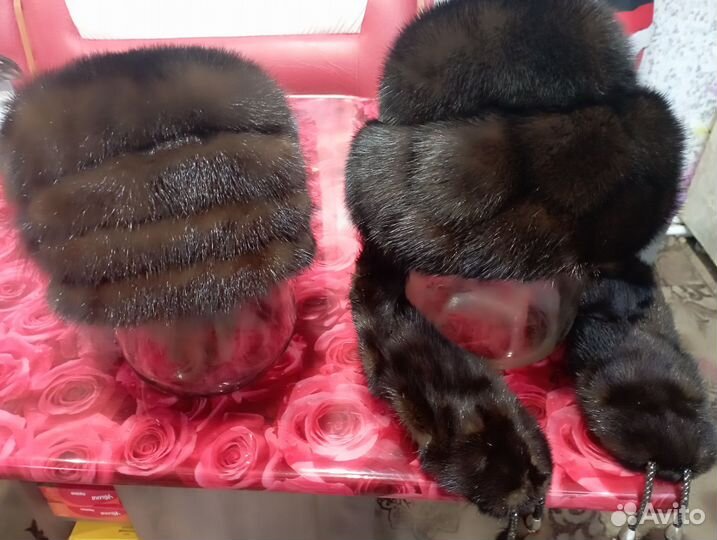 Шапка норковая женская бу